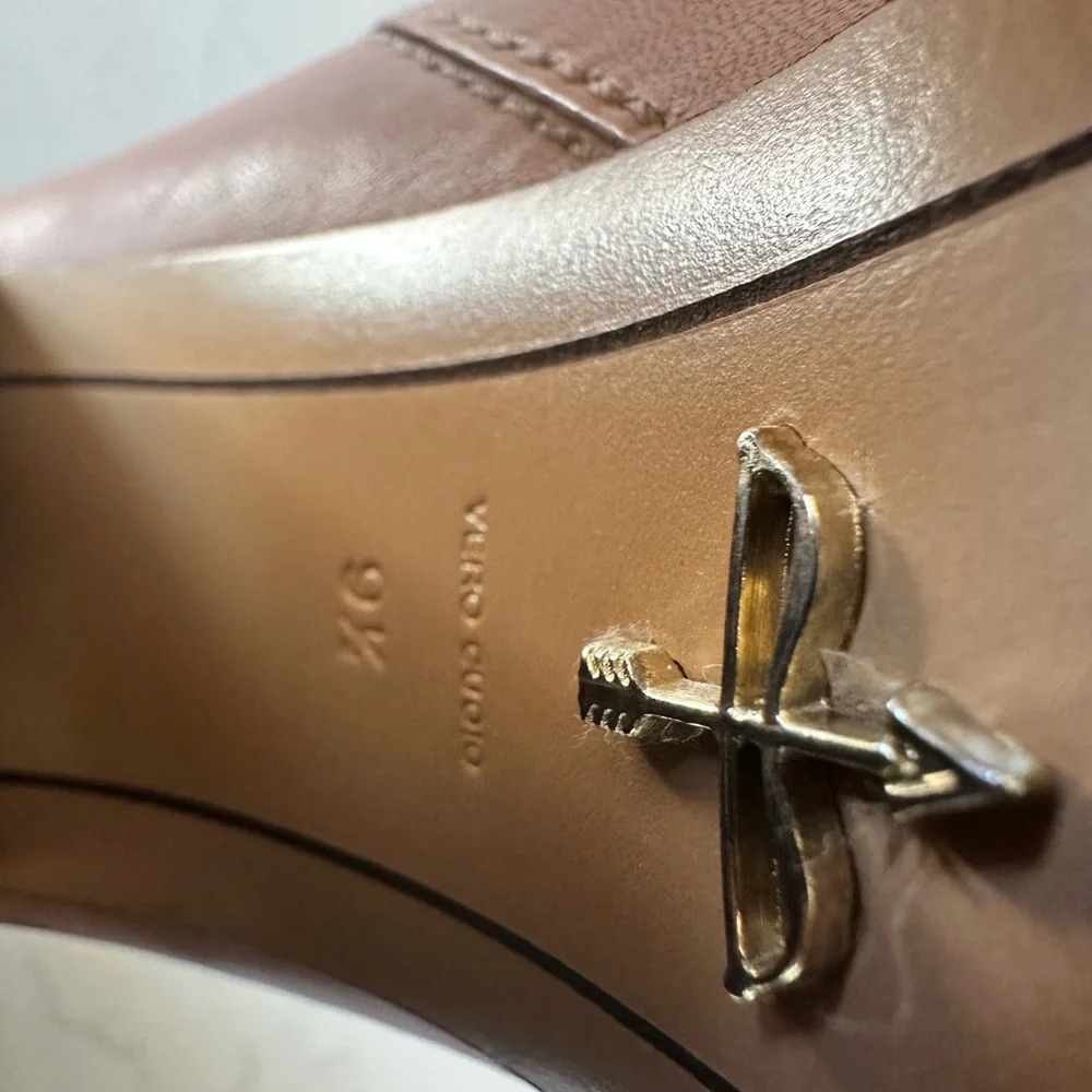 Pour La Victoire Leather Eda Mule Booties Size: 9.5 - Picture 10 of 10